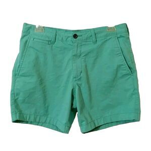 1901 Balard Slim Fit Men's  Chino Short Stretch Aqua Green Size 33